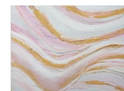 Mauro Ferretti Panneau Tasseau Bois<Peinture sur toile abstraite multicolore cm 60x2,7x90