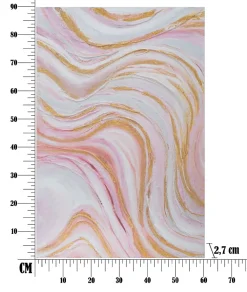 Mauro Ferretti Panneau Tasseau Bois<Peinture sur toile abstraite multicolore cm 60x2,7x90