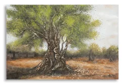 Mauro Ferretti Panneau Tasseau Bois<Peinture sur toile avec applications en relief cm 120x3,8x80