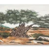 Mauro Ferretti Panneau Tasseau Bois<Peinture sur toile avec applications en relief cm 120x3,8x80
