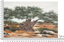 Mauro Ferretti Panneau Tasseau Bois<Peinture sur toile avec applications en relief cm 120x3,8x80