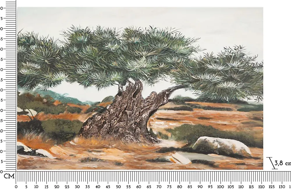 Mauro Ferretti Panneau Tasseau Bois<Peinture sur toile avec applications en relief cm 120x3,8x80