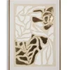 Mauro Ferretti Peinture sur toile avec cadre cm 50x3x70- Panneau Tasseau Bois