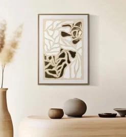 Mauro Ferretti Peinture sur toile avec cadre cm 50x3x70- Panneau Tasseau Bois