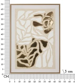 Mauro Ferretti Peinture sur toile avec cadre cm 50x3x70- Panneau Tasseau Bois