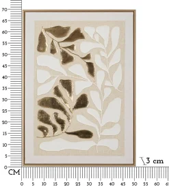 Mauro Ferretti Panneau Tasseau Bois<Peinture sur toile avec cadre cm 50x3x70
