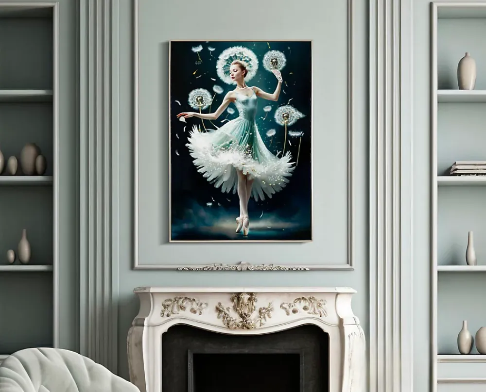 Mauro Ferretti Panneau Tasseau Bois<Peinture sur toile laquée avec cadre 72x4x102 cm