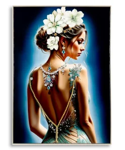 Mauro Ferretti Panneau Tasseau Bois<Peinture sur toile laquée avec cadre 72x4x102 cm