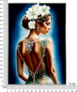 Mauro Ferretti Panneau Tasseau Bois<Peinture sur toile laquée avec cadre 72x4x102 cm