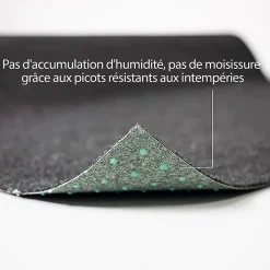 Floordirekt Moquette|Moquette<Pelouse synthétique Farbwunder Pro Noir 67 x 200 cm