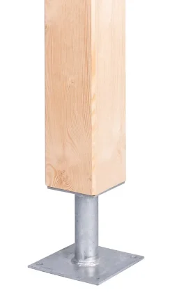 GAH ALBERTS Pied de poteau platines fixes 100/150 Alberts- Bois De Charpente