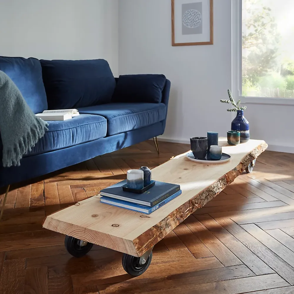 Planche De Bois<Planche de sapin/douglas 200x40/48 ép. 45 mm avec écorce