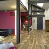 Plancher massif à clouer pin maritime coloris miel l. 17 x ép.2,1 cm- Plancher Bois|Plancher Bois