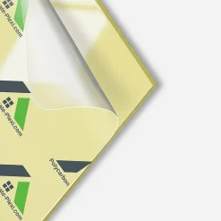 Polycarbonate-Plexi Panneau Mural Décoratif<Plaque de PVC Alimentaire 3mm Jaune 2000x1000mm