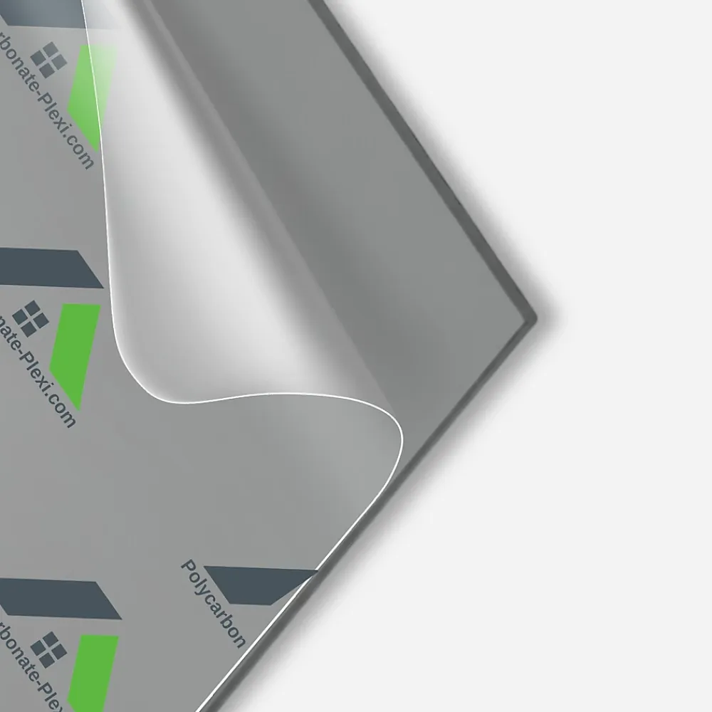 Polycarbonate-Plexi Plaque de PVC Expansé 3mm Gris 3050x1220mm- Panneau Mural Décoratif