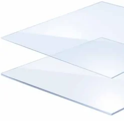 Sedpa France Plaque de verre synthétique Polyglass clair lisse translucide 100x50cm ép. 2 mm Sedpa- Verre Synthétique