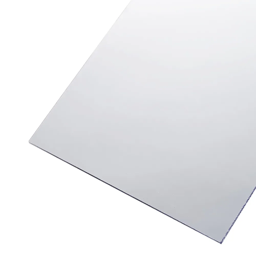 Sedpa France Plaque de verre synthétique Polyglass clair lisse translucide 50x50cm ép. 4 mm Sedpa- Verre Synthétique