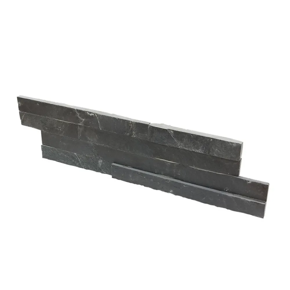 Modulo Plaquette de parement pierre naturelle - NATIMUR BLACK - - 0,54m² - intérieur/extérieur- Plaquette De Parement|Plaquette De Parement
