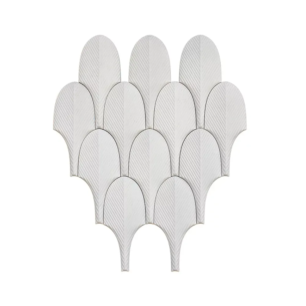 Modulo Plaquette de parement effet 3D - AERO WHITE - - 0,48m² - intérieur- Plaquette De Parement|Plaquette De Parement