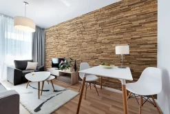 Wwd Plaquette de parement en bois effet 3D A PRIORI- Bois récupéré - 72 x 10cm - 42 panneaux - 3m²- Plaquette De Parement|Plaquette De Parement