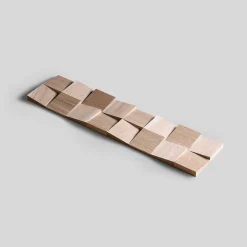 Wwd Plaquette De Parement|Plaquette De Parement<Plaquette de parement en bois massif effet 3D DOMINUS - Chêne - 60 x 15 cm - 33 panneaux - 3m²
