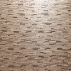 Wwd Plaquette De Parement|Plaquette De Parement<Plaquette de parement en bois massif effet 3D ACE - Chêne - 72 x 10cm - 42 panneaux - 3m²