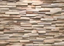 Plaquette De Parement|Plaquette De Parement<Plaquette de parement intérieur Benvento bois coloris naturel (vendu à la pièce)