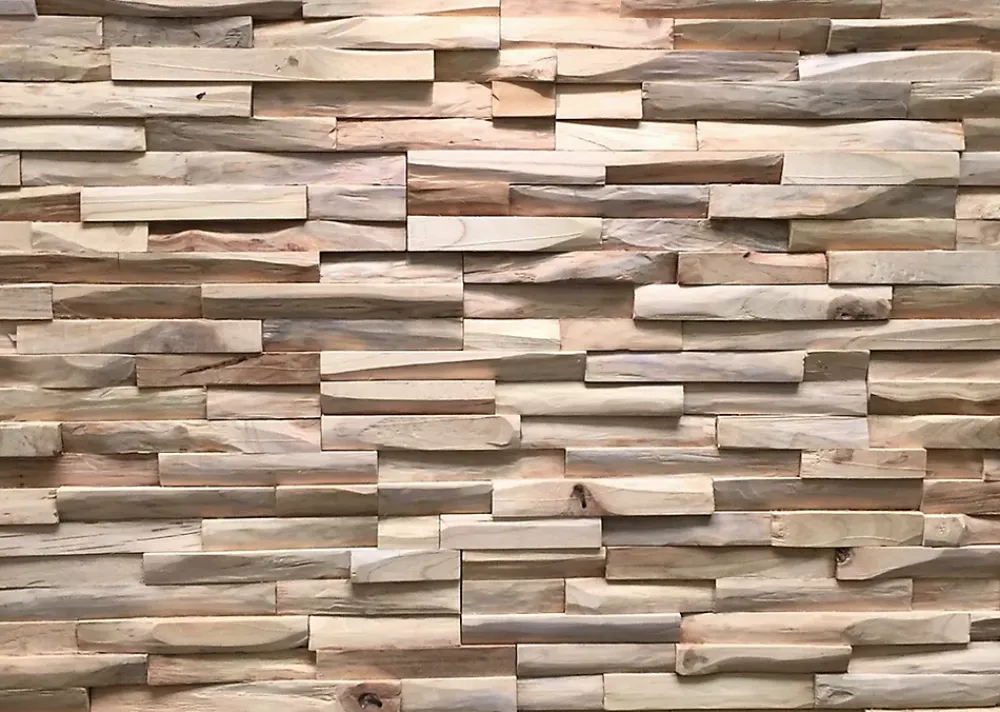 Plaquette De Parement|Plaquette De Parement<Plaquette de parement intérieur Benvento bois coloris naturel (vendu à la pièce)