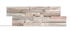 Plaquette de parement intérieur White Wash bois blanc (vendu à la pièce)- Plaquette De Parement|Plaquette De Parement