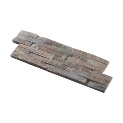 Woodbord Plaquette De Parement|Plaquette De Parement<Plaquette de parement mural décoratif en bois - 1-1,8 x 18 x 49,5 cm - Huilé Blanchi