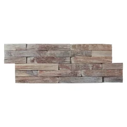 Woodbord Plaquette De Parement|Plaquette De Parement<Plaquette de parement mural décoratif en bois - 1-1,8 x 18 x 49,5 cm - Huilé Blanchi