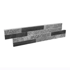 Modulo Plaquette De Parement|Plaquette De Parement<Plaquette de parement pierre naturelle - NATIMUR MIX BLACK - - 0,468m² - intérieur/extérieur