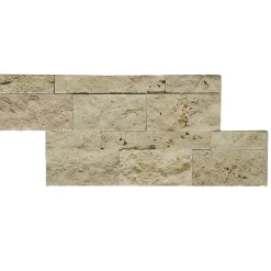Casa Linea Plaquette de parement pierre naturelle et travertin mix beige- Plaquette De Parement|Plaquette De Parement