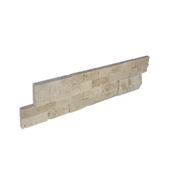 Modulo Plaquette de parement pierre naturelle - NATIMUR PANTEON TRAVERTIN - - 0,556m² - intérieur/extérieur- Plaquette De Parement|Plaquette De Parement