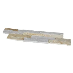 Plaquette de parement Slim 2 pierre naturelle beige rosé (vendue au carton)- Plaquette De Parement|Plaquette De Parement