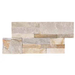 Lithos Plaquette de parement Slim Multiformat pierre naturel beige rosée- Plaquette De Parement|Plaquette De Parement