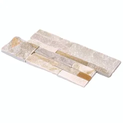 Lithos Plaquette de parement Slim Multiformat pierre naturel beige rosée- Plaquette De Parement|Plaquette De Parement