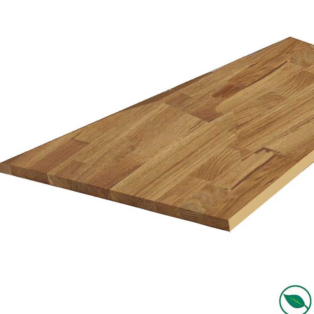 Forestea Plateau chêne massif huilé lamellé collé abouté 1600 x 800 x 22 mm- Plateau De Table