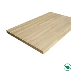 Forestea Plateau chêne massif lamellé collé abouté 1600 x 800 x 22 mm- Plateau De Table