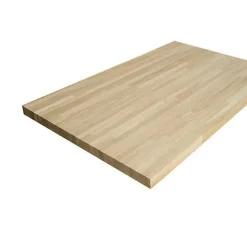 Forestea Plateau chêne massif lamellé collé abouté 1600 x 800 x 22 mm- Plateau De Table