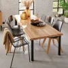 Plateau De Table<Plateau de table chene rustique huile prolam bords flacheux 80 x 200 cm, ép.40