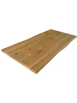 Plateau De Table<Plateau de table chene rustique huile prolam bords flacheux 80 x 200 cm, ép.40
