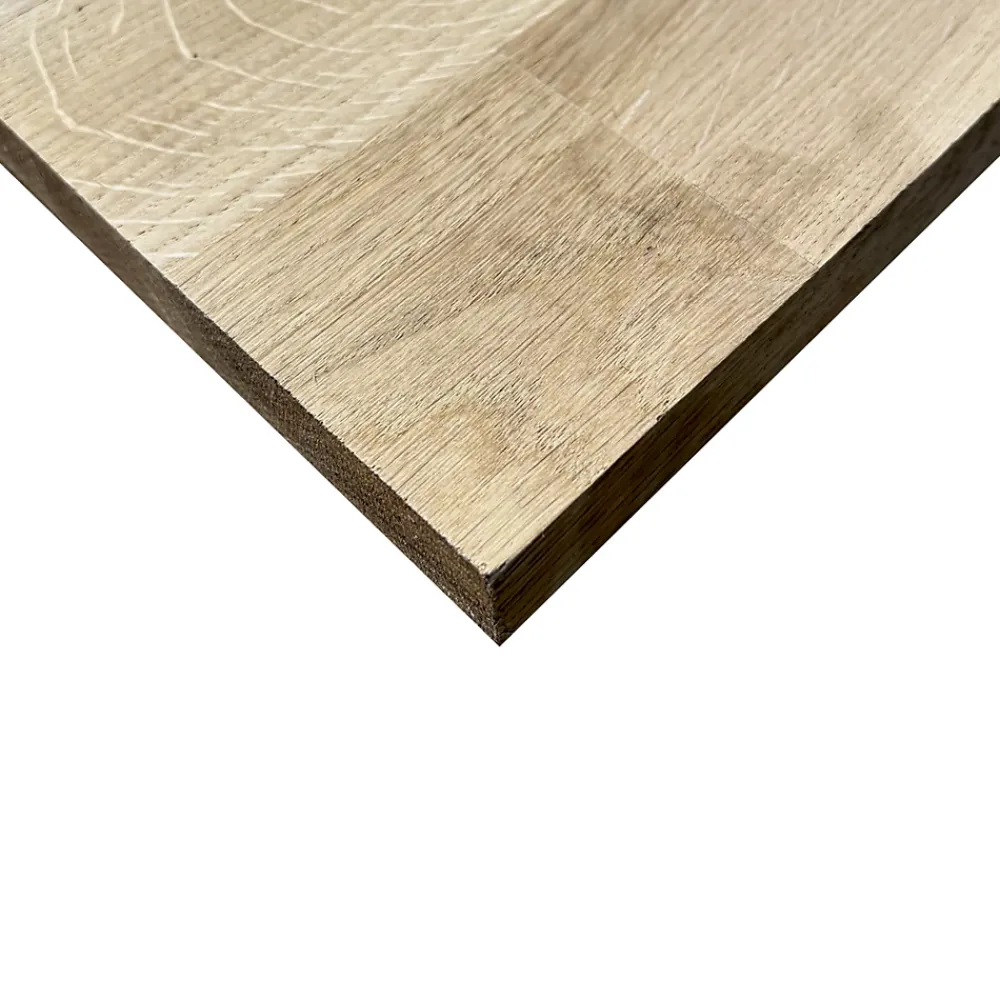 Wood&Sens Plateau De Table<Plateau de Table Chêne Massif Abouté, L.160 cm x l.80 cm, Ep. 22 mm