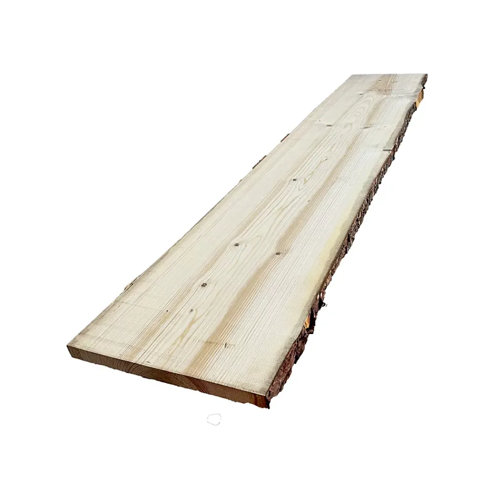Wood&Sens Plateau De Table<Plateau de table Sapin massif bords naturels flacheux L.250 X l.40-60 cm, Ep.40 mm