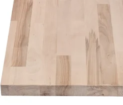 Plateau en bouleau massif 80 x 120 cm, ép.27 mm- Plateau De Table