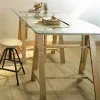 Form Plateau en verre transparent L. 160 cm x l. 80 cm- Plateau En Verre