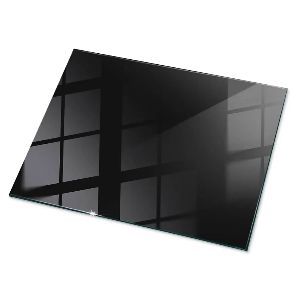 Tulup Plateau En Verre<Plateau en verre trempé 80x60 cm Couleur noire lisse