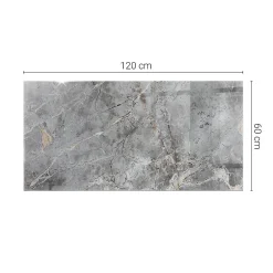 Tulup Plateau En Verre<Plateau en verre trempé 120x60 cm Motif naturel de marbre