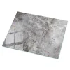 Tulup Plateau En Verre<Plateau en verre trempé 80x60 cm Motif naturel de marbre