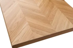 Plateau plaqué chêne huilé point de Hongrie L.200 x l.80 cm, ép.37 mm- Plateau De Table